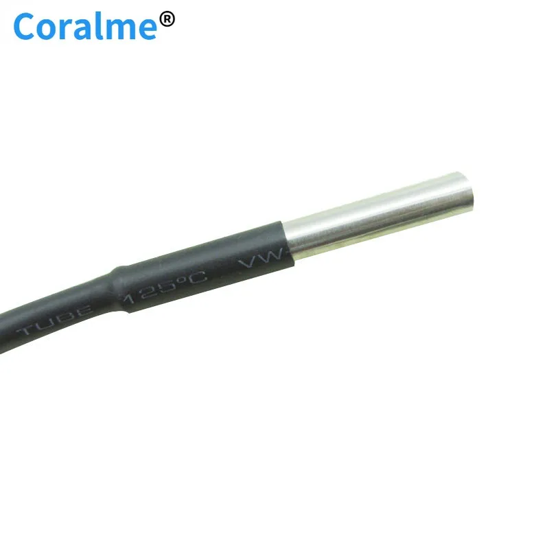 Водонепроницаемый датчик температуры DS18b20 зонд из нержавеющей стали 1 м 18B20 |