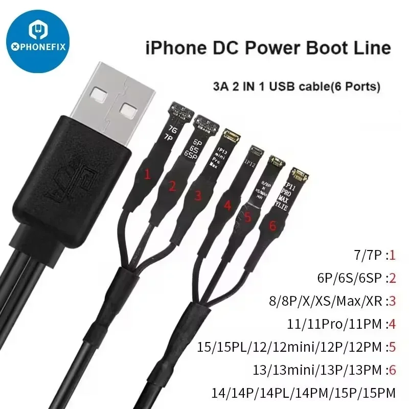 

Qianli IPower Pro Max Тестовый кабель для iPhone 6-16 Pro