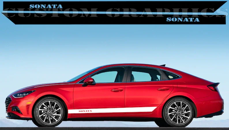 

Vinyl Decal Custom Stickers Graphic kit Compatible with Sonata