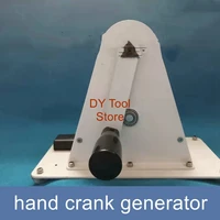 hand cranked generator usb charging 12v permanent magnet small power generation physical electromagnetics teaching demonstration