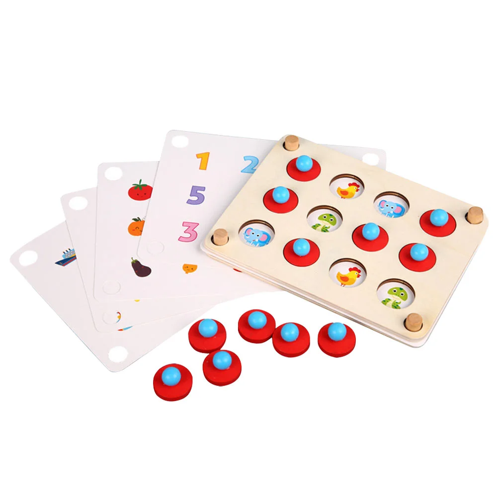 

Wooden Wood Puzzle Matching Jigsaw Brain Game Stacking 3D Puzzles Hands Board Games Educational Gift Chess Stick Socket Cylinder
