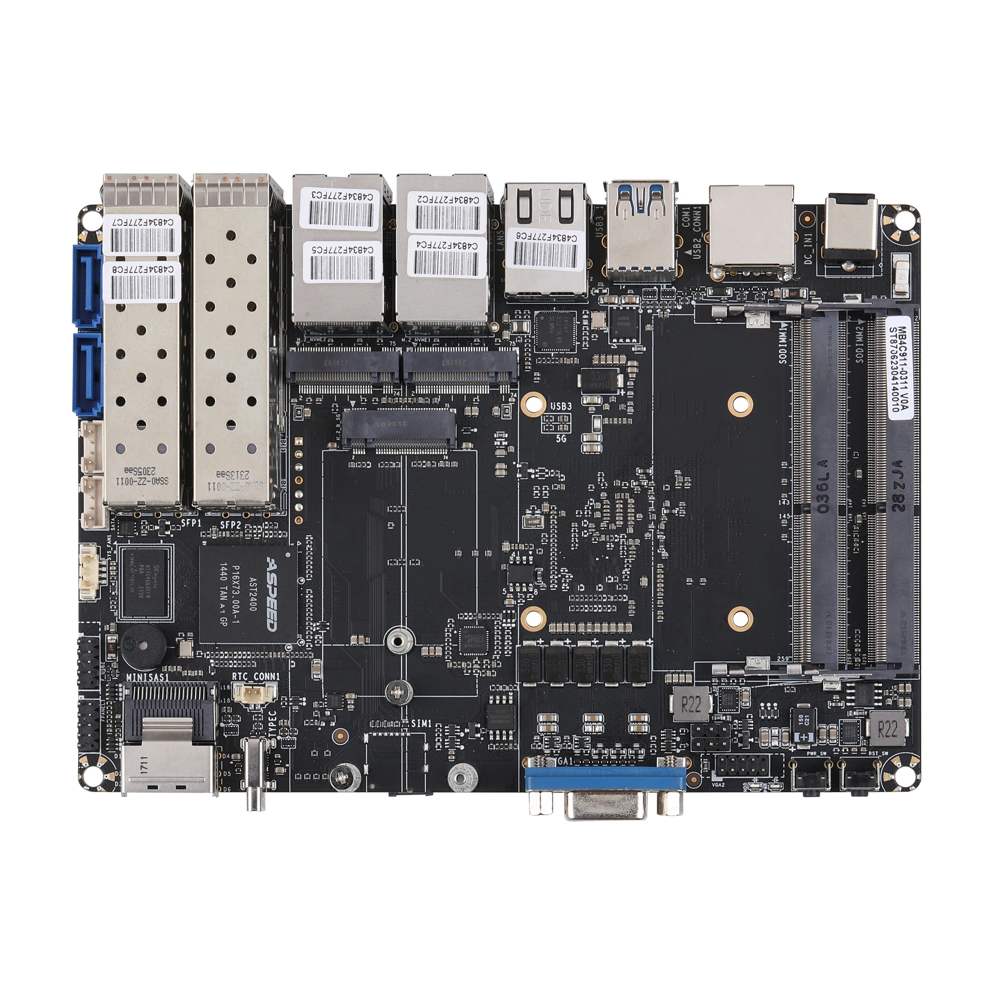 

Qotom материнская плата 5*2,5 GLan 4 SFP Atom Denverton C3338R C3558R C3758 C3758R поддержка Proxmox