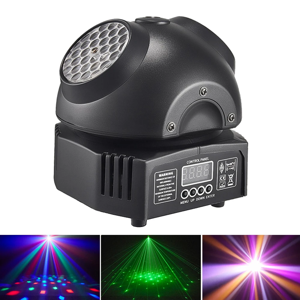 Светодиодный проектор с движущейся головкой миниатюрное сценическое освещение