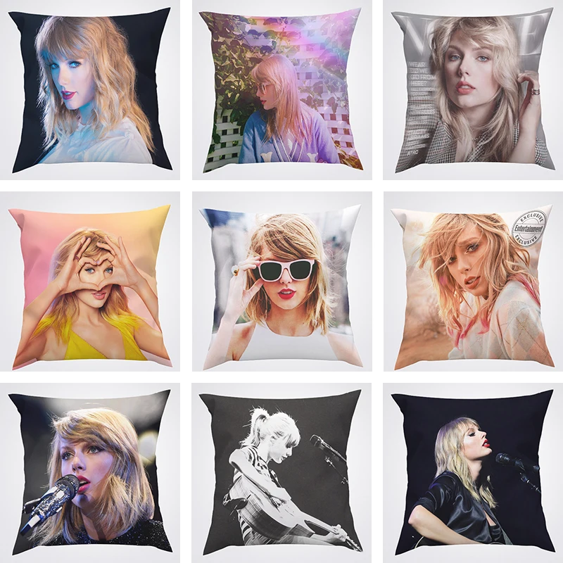 

Decorative Cushions for Sofa T-Taylor Swift Car Decoration Cushion Covers Pillowcase Anime Pillow Cover Fall Decor Throw Pillows
