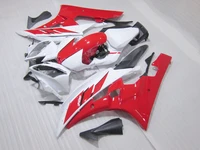injection mold new abs whole fairings kit fit for yamaha yzf r6 r6 06 07 2006 2007 bodywork set white red