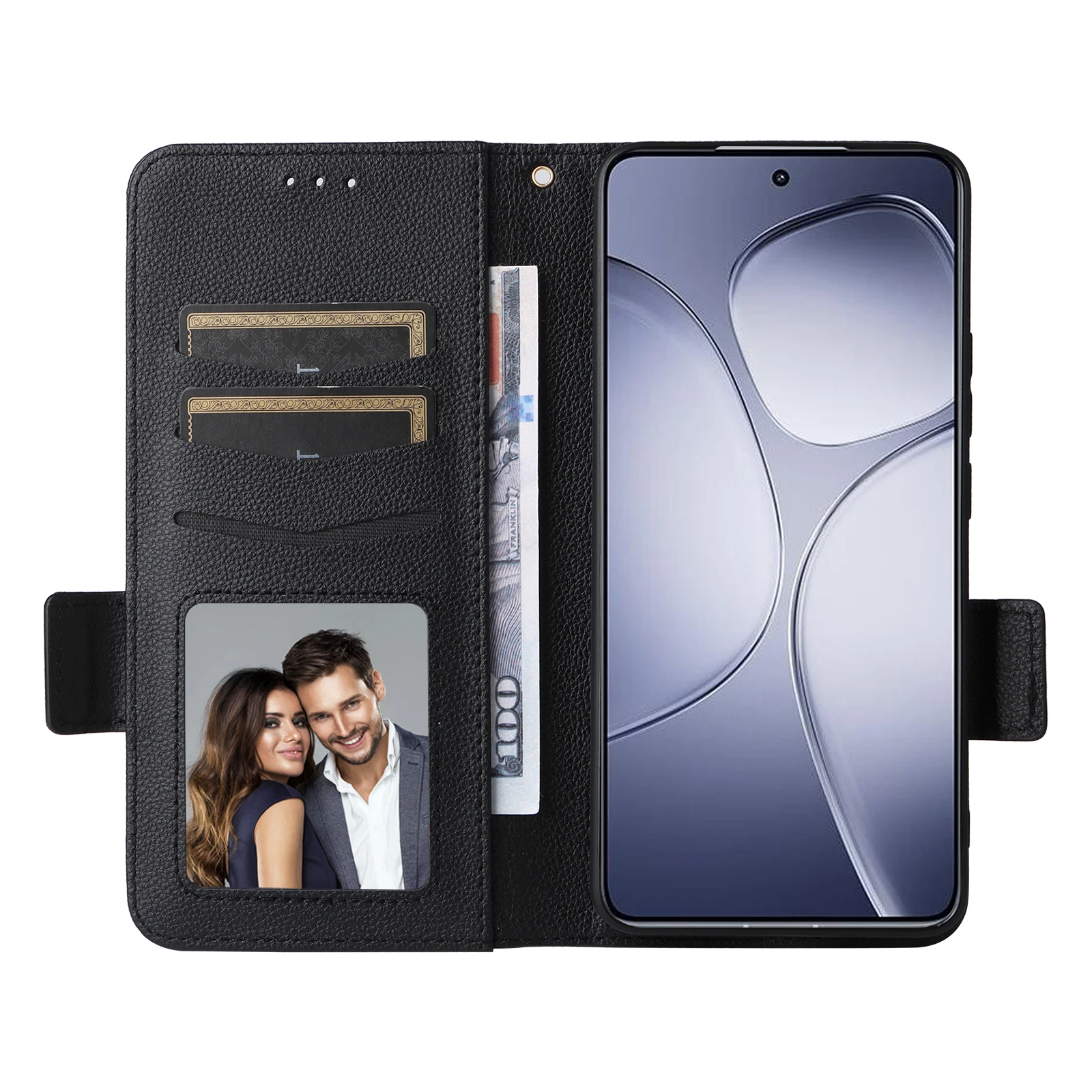 Чехол-кошелек с слотом для карт Xiaomi Redmi K70 ультрамагнитный кожаный флип-чехол