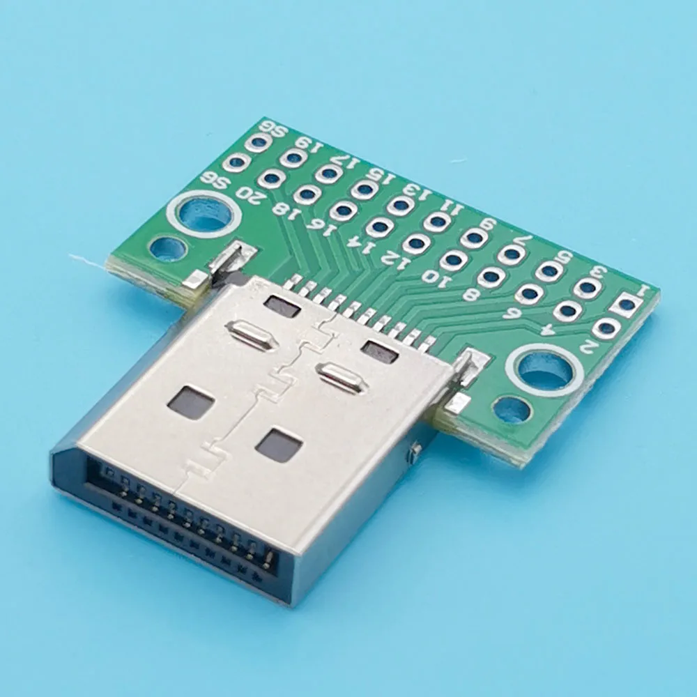 

1 шт., порт дисплея, мужская и женская розетка, тестовый разъем, интерфейс DP, кабель для передачи данных, адаптер, зарядная плата с печатной платой