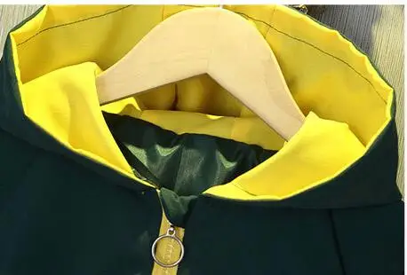 Куртка с капюшоном для маленьких девочек и мальчиков Повседневная Верхняя