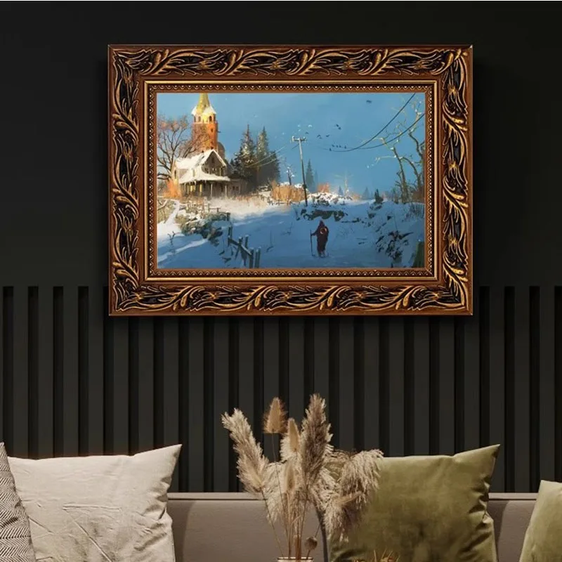 

Colage Acrylic Picture Frames Black Neon Customized Photo Frame Japanese Cartoon Square Lienzo Para Pintar Office Decoration