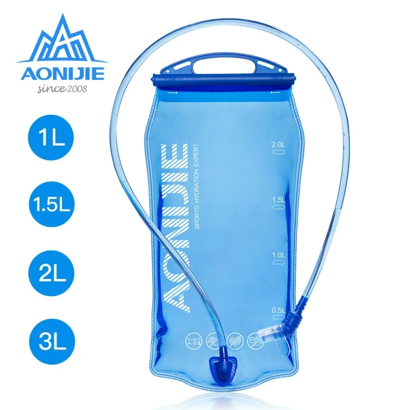 

AONIJIE SD51 Water Reservoir Water Bladder Hydration Pack Storage Bag BPA Free - 1L 1.5L 2L 3L Running Hydration Vest Backpack