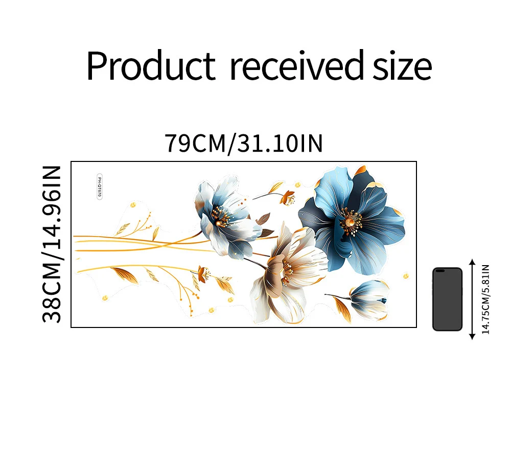 Красивая наклейка на стену с цветами для гостиной обои девочек наклейки комнаты