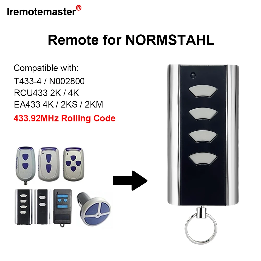 Для Normstahl Crawford EA433 2KS 4KS пульт дистанционного управления гаражными воротами 433 92