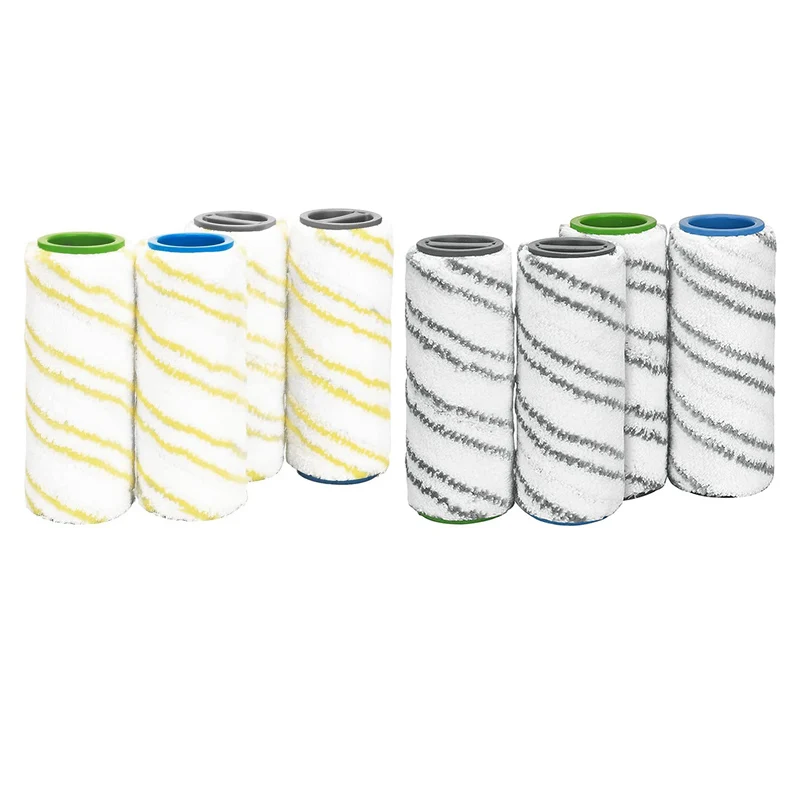 

4 Pieces Set Of Rollers For Karcher FC5 FC7 FC3 FC3D Electric Floor Cleaner Replacement Rollers