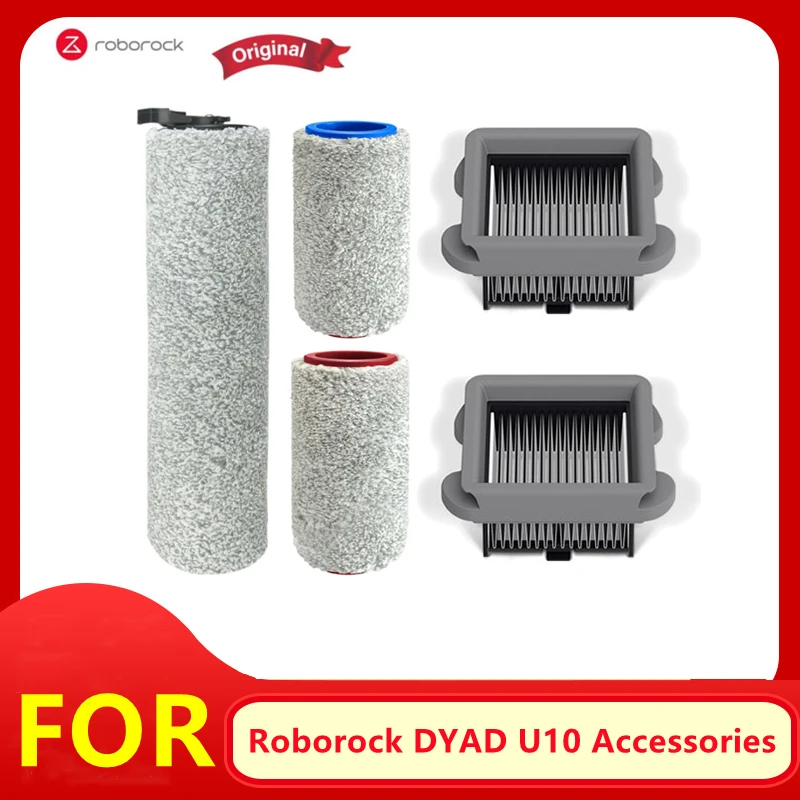 HEPA-фильтр, круглая щетка для Xiaomi Roborock DYAD U10 WD1S1A, беспроводной, для влажной и сухой уборки, запасные части