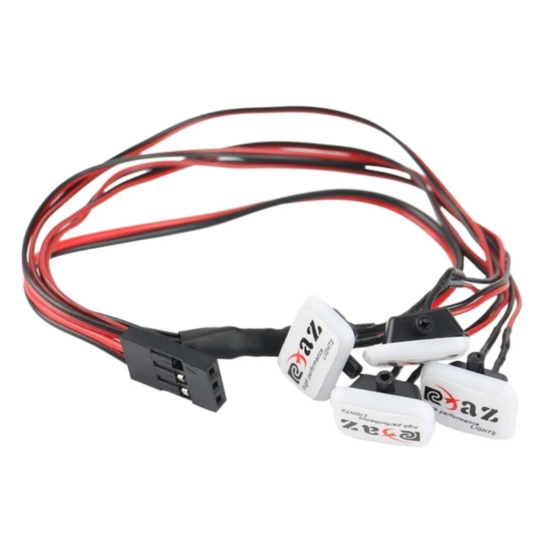 4 светодиодных фонаря круглые/квадратные светодиоды для 1:24 гусеничного