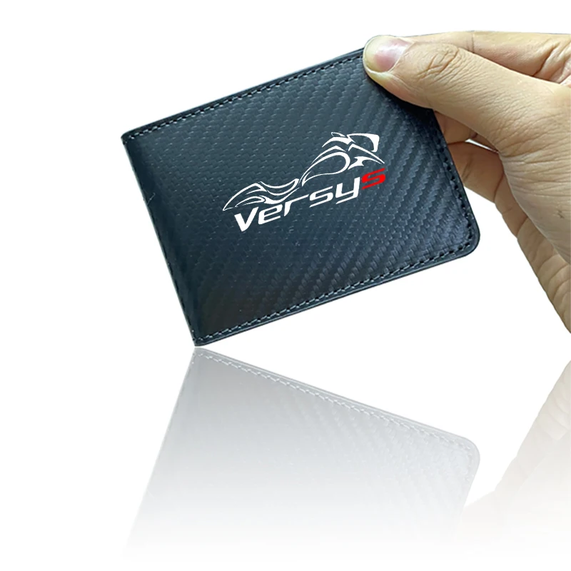 ملحقات الدراجة النارية حامل بطاقة رخصة قيادة الدراجة النارية بطاقة تخزين بطاقات التعريف الشخصية لكاواساكي فيرسيس 650 VERSYS650 2015-2021