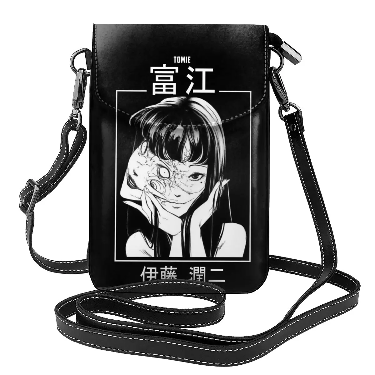 

Сумка на плечо Junji Ito Tomie с принтом «ужас Манга», женские подарки, женские сумки, эстетичный кожаный деловой кошелек