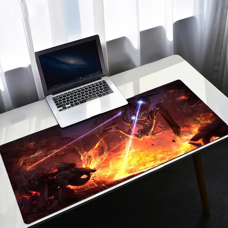 Gaming Mouse Mat Starcraft Gamer Keyboard Mause Pad Pads Pc Anime Laptop Mats Large Non-slip Accessories Deskmat Mousepad Xxl