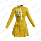 Велосипедная юбка Wyndymilla, Женская юбка, трикотажная юбка для триатлона, платье, кожаный костюм, одежда с длинным рукавом для велоспорта