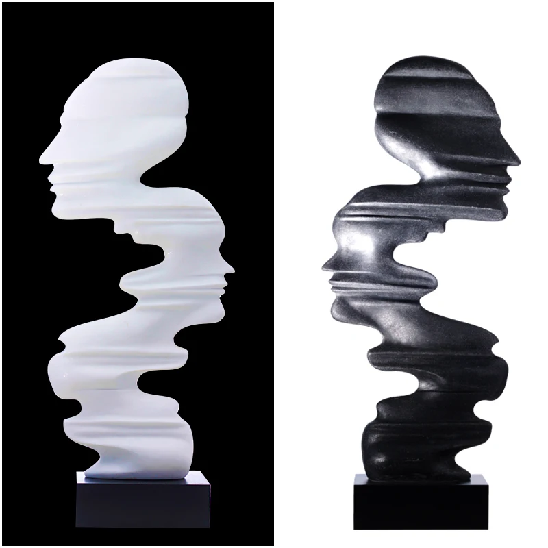 

Современная Минималистичная абстрактная скульптура YY для пола, портретная декоративная основа