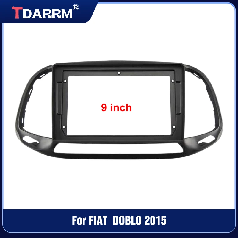 Для FIAT 2010-2015 DOBLO OLD 10 1/9 дюймов автомобильный DVD стерео радио рамка приборная панель
