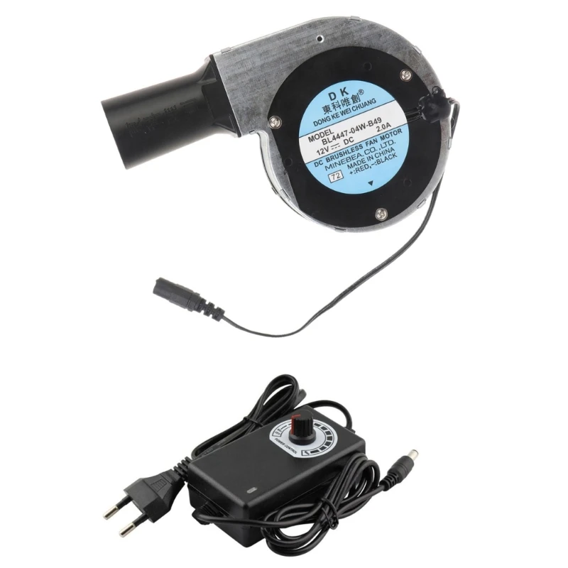 

10028 BBQ Outdoor Stove Heating Stove Blower Fan 12V with Adjustable Speed Governor BL4447-04W-B49 Fans 5000R