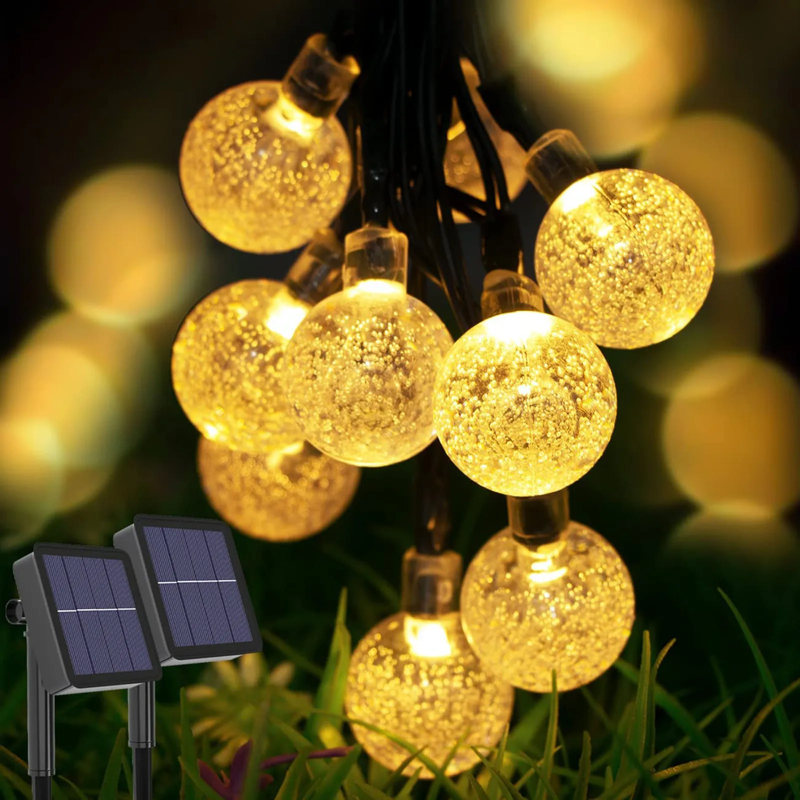 

Fairy Lights ,String Lights Glass/Plastic Incandescent Chain Bulbs for Outdoor Patio Garden Garland Christmas wedding Decoration