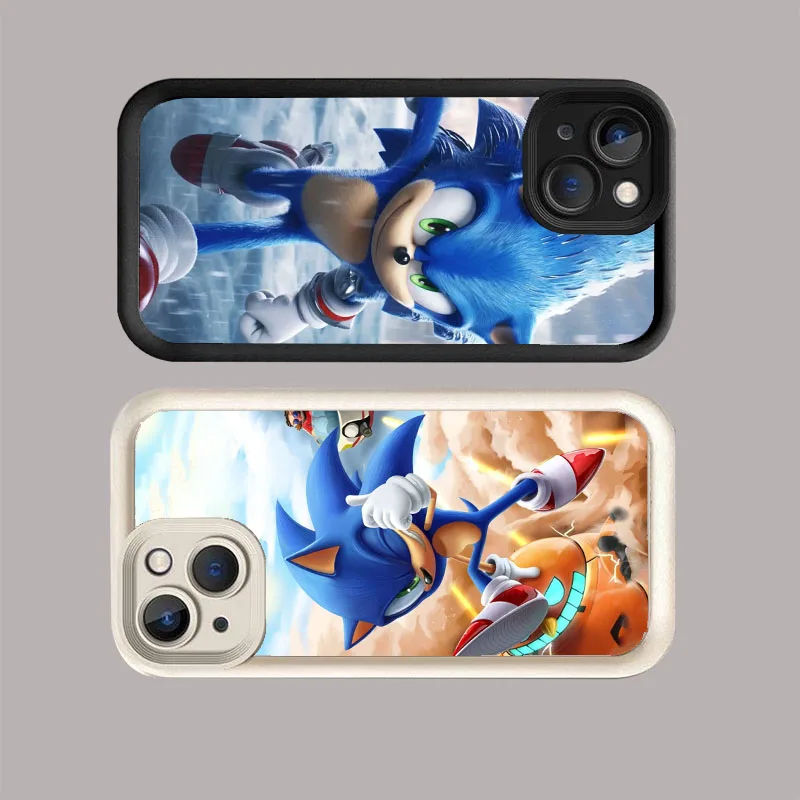 WR-63 Белый ступенчатый чехол из ТПУ Sonic the Hedgehog для iPhone 11, 12, 13, 14, 15, Mini Pro Plus Max (art.: 3920cb3e18cfa) - 3920cb3e18cfa