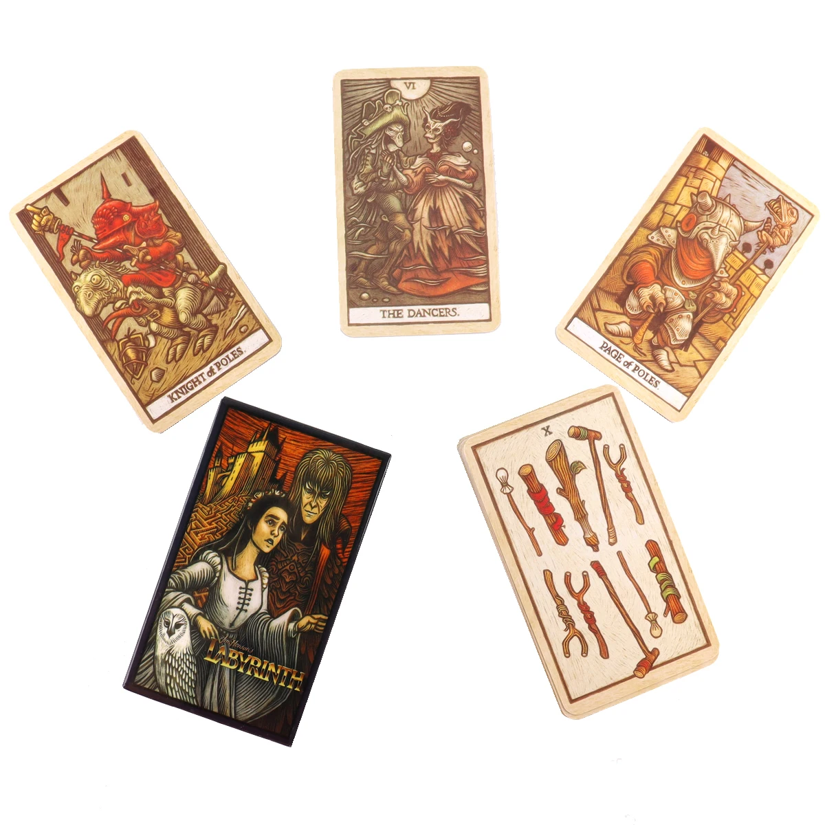 

Labyrinth Tarot Deck 78 Cards By Minerva Siegel Cards Deck Board Game Multiplayer Unique Tarot Cards for Beginners