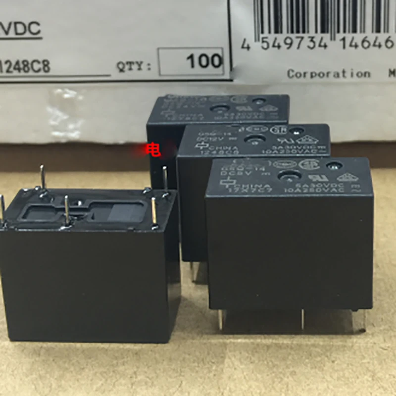 Новое реле 10 шт./лот G5Q-1A4-24V G5Q-1A4-24VDC G5Q-1A4-DC24V G5Q-1A4 24 В постоянного тока