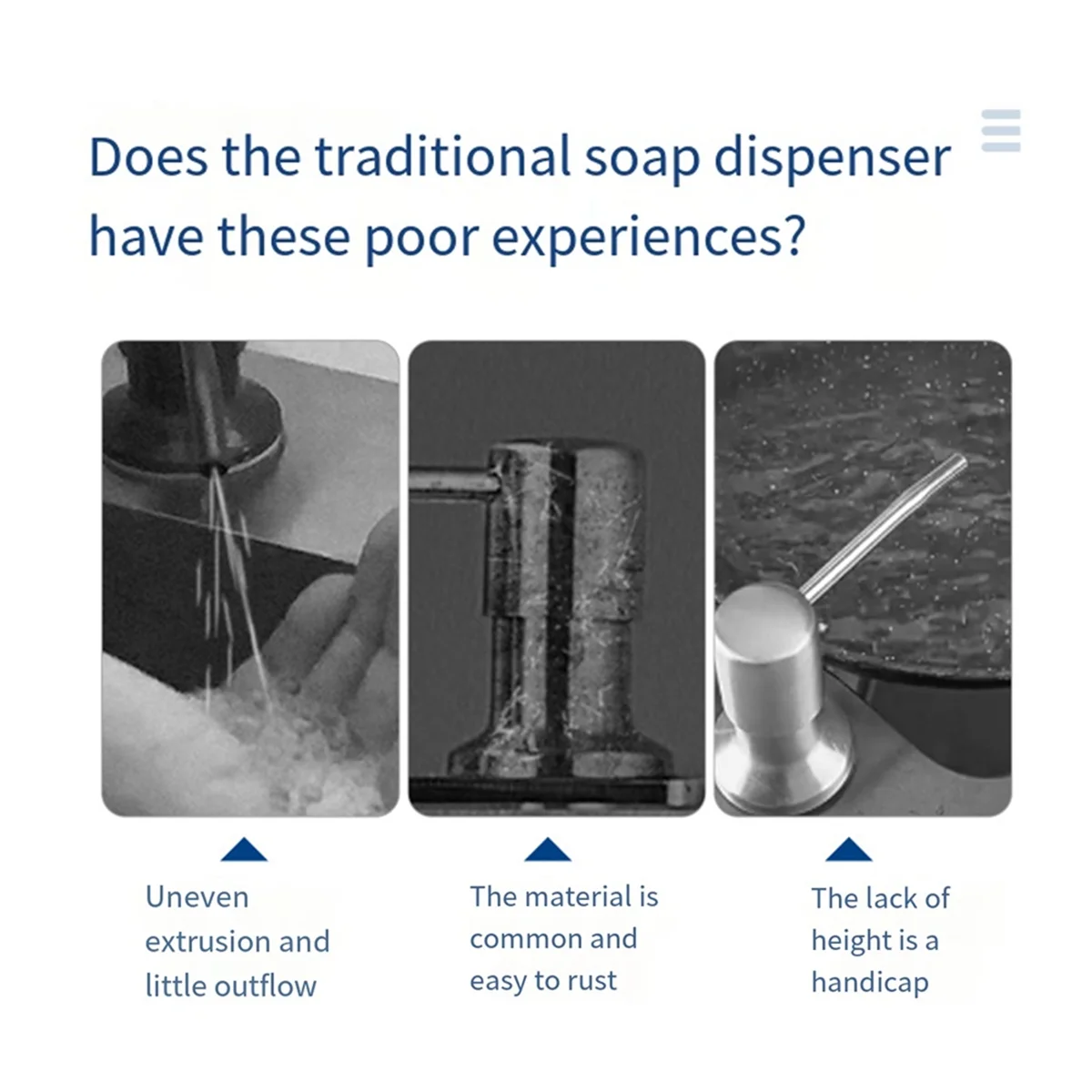 Дозатор мыла для кухонной мойки и комплект удлинительных трубок 40-дюймовая