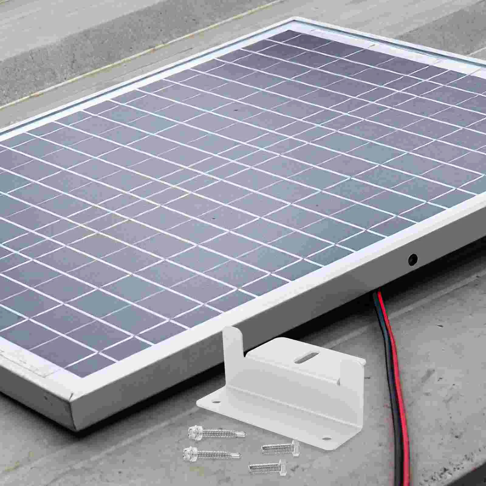 

Solar Panel Support Fixing Rack Aluminum Alloy Bracket Brackets Set Panels Stand Household Holder Kickstand