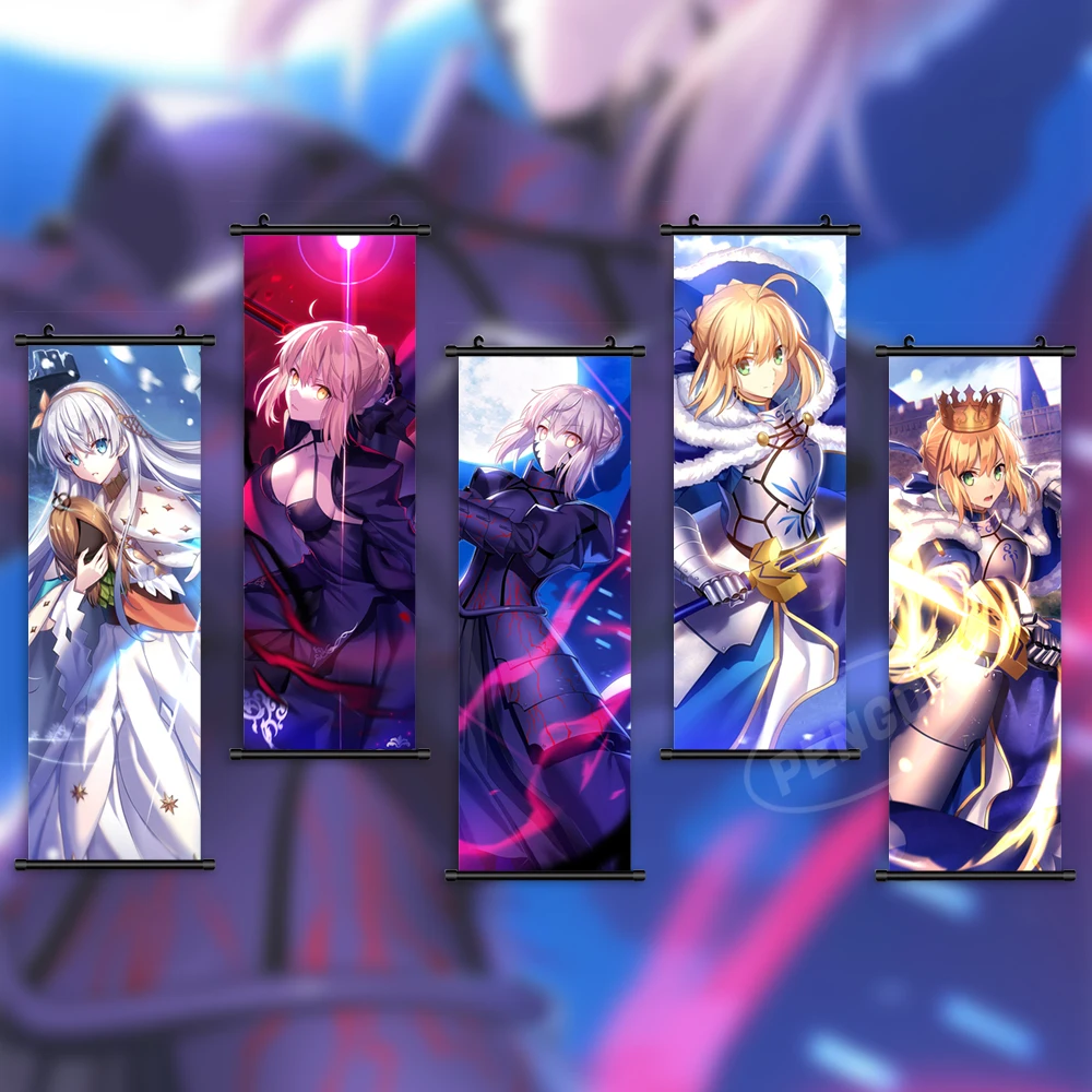 

Настенная картина на стену с изображением героя арки Baobhan Sith, печать свитка, судьба, большой заказ, Холщовый плакат, домашний декор для гости...