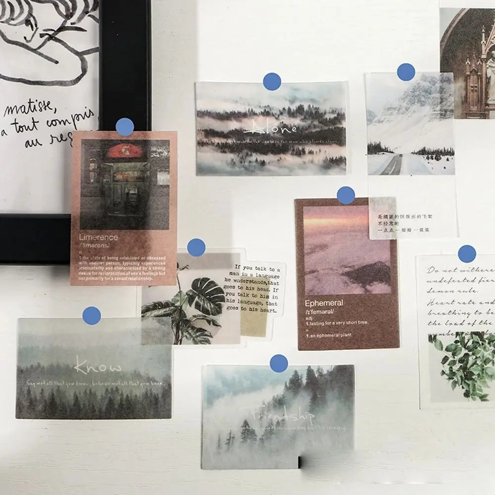 

Передвижной Декор «сделай сам», скрапбукинг, канцелярские наклейки, винтажная бумажная наклейка, декоративные наклейки для руководства