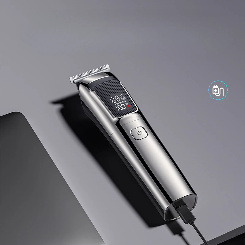 Six in One Digital Display Adjustment Full Body Washing Multifunctional Electric Pusher Hair Styling Shaving Long Battery Life