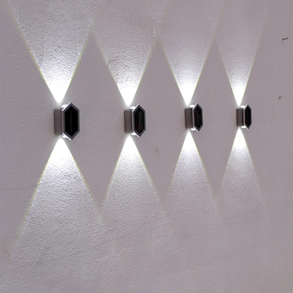 

1-5 шт., настенная лампа с солнечной батареей