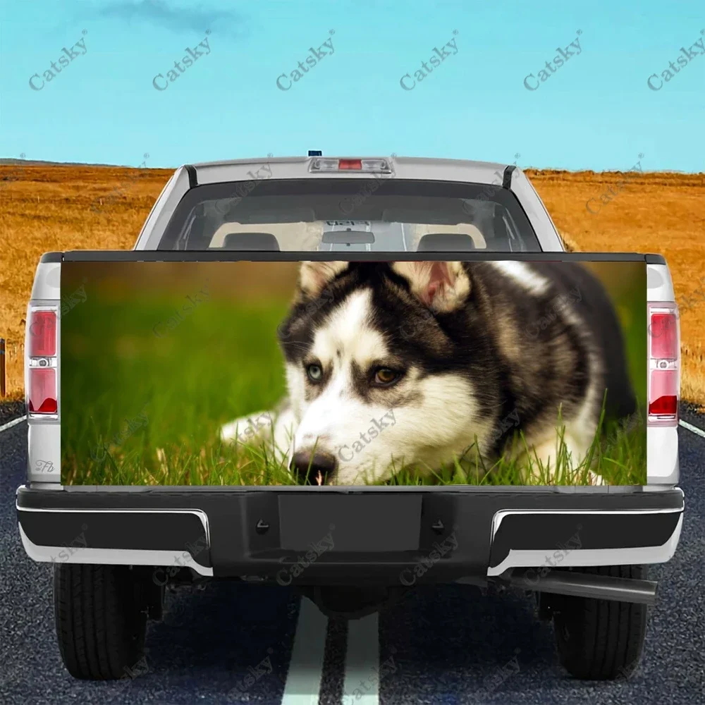 Защитная Наклейка Greture для багажника автомобиля с изображением собак хаски