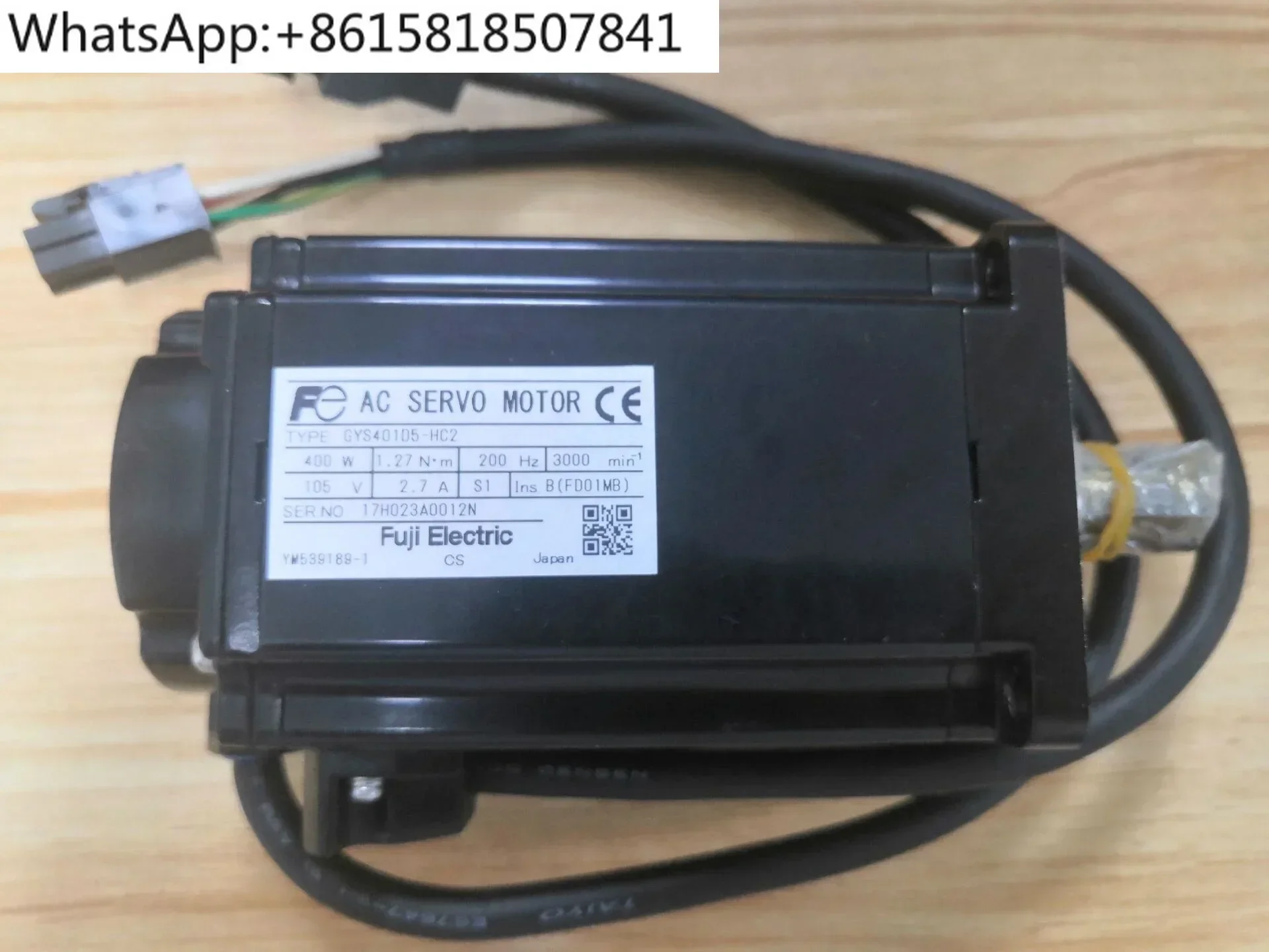 Япония Серводвигатель переменного тока FUJI GYS401D5-HC2