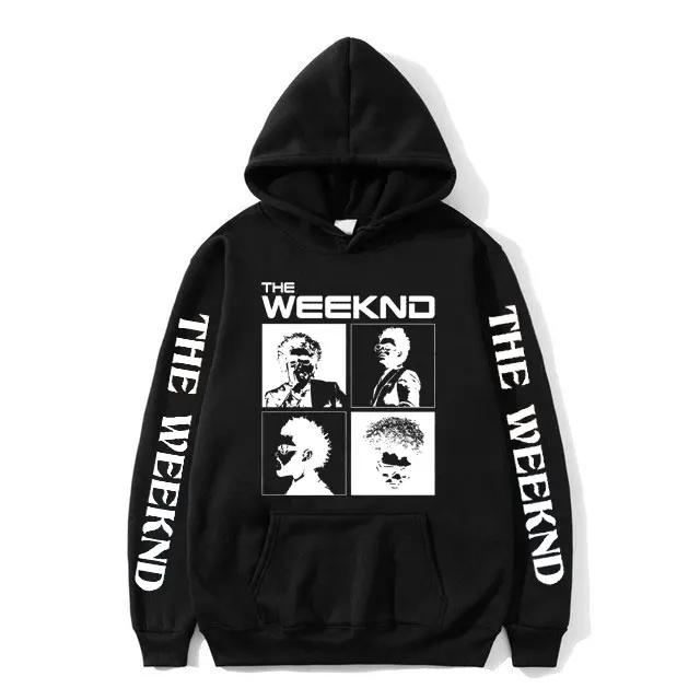 

The Weeknd Dawn FM Graphic Hoodie Men's Fashion Casual Loose Sweatshirt Tops Men Women Hip Hop Oversized Vintage Sweat Hoodies