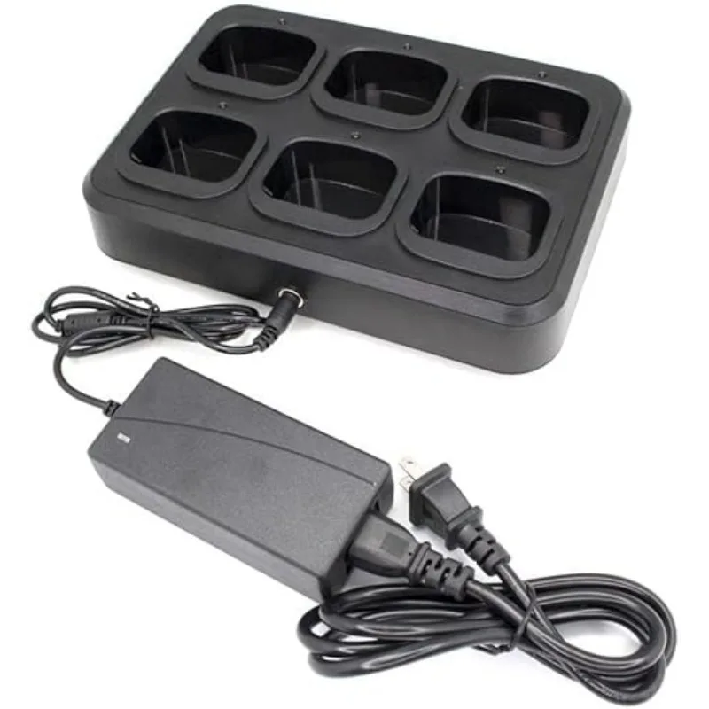 Шестистороннее универсальное зарядное устройство совместимое с Hytera и HYT PD700 PD780