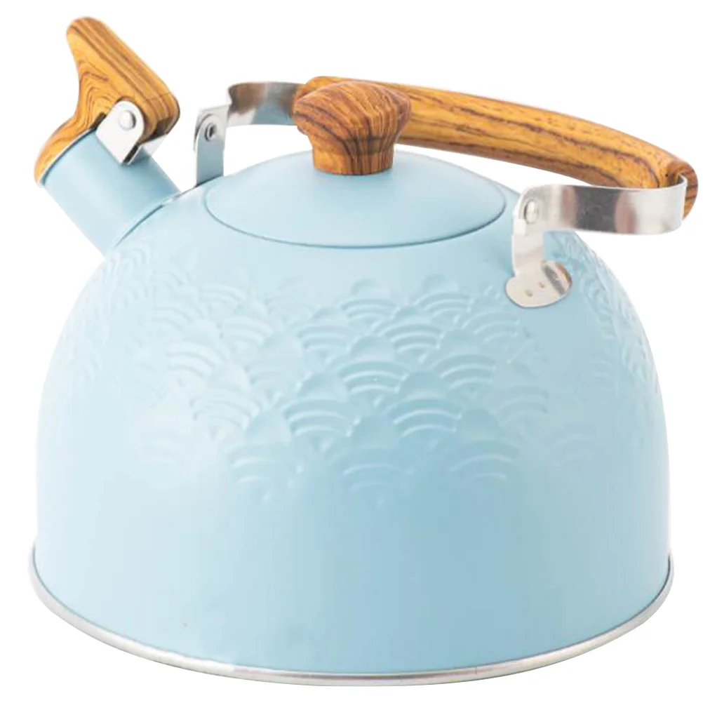 

Kettle Water Pot Whistling Tea Boiler Stovetop Hot Boiling Teapot Coffee Loud Steel Pour Overhandle Electric Stainless Kettles