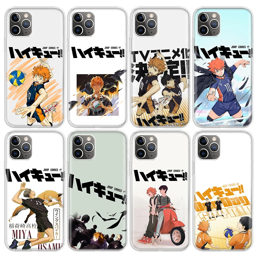 

Haikyuu Anime Soft Silicone Phone Case For Apple iPhone 14 11 12 Mini 13 Pro XR X XS Max 7 8 6 6S Plus + 5 SE 2020 Cover Coque