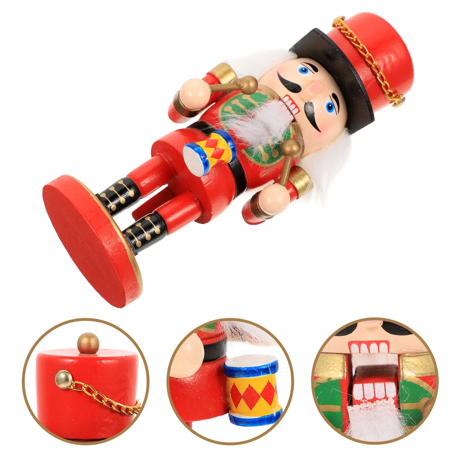 

Nutcracker Christmas Nutcrackers Decorsoldier Figures Decorations Wooden Decoration Home Vintage Ornament Wood Crafts Ornaments