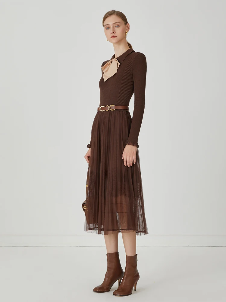 [Новогодний выбор] Laifu Aidier женское темпераментное платье 2023 осеннее облегающее