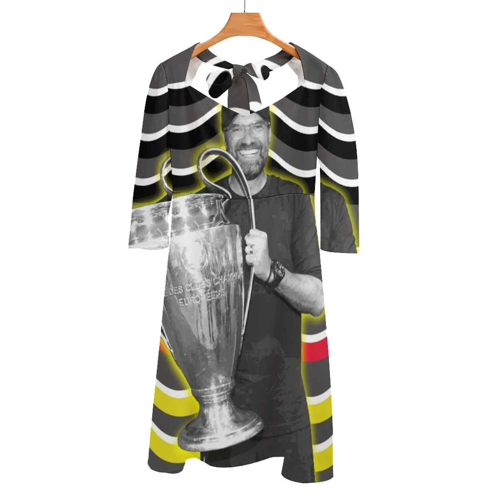 

Jurgen Klopp Germany Flag Back Lacing Backless Dress Women Kawaii Square Collar Dress 6Xl Klopp Jurgenklopp Jurgen Jurgen Klopp