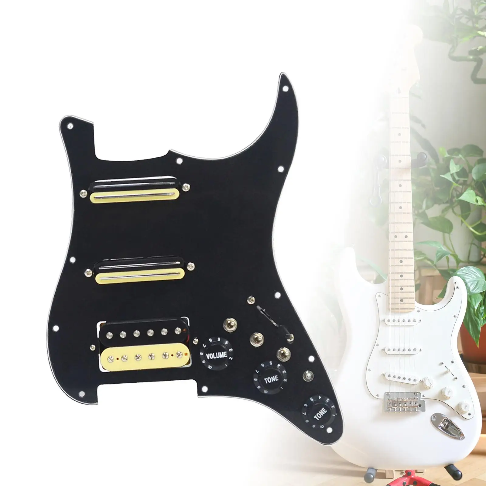 Загруженные Предварительно Проводные пикапы Pickguard SSH профессиональные прочные