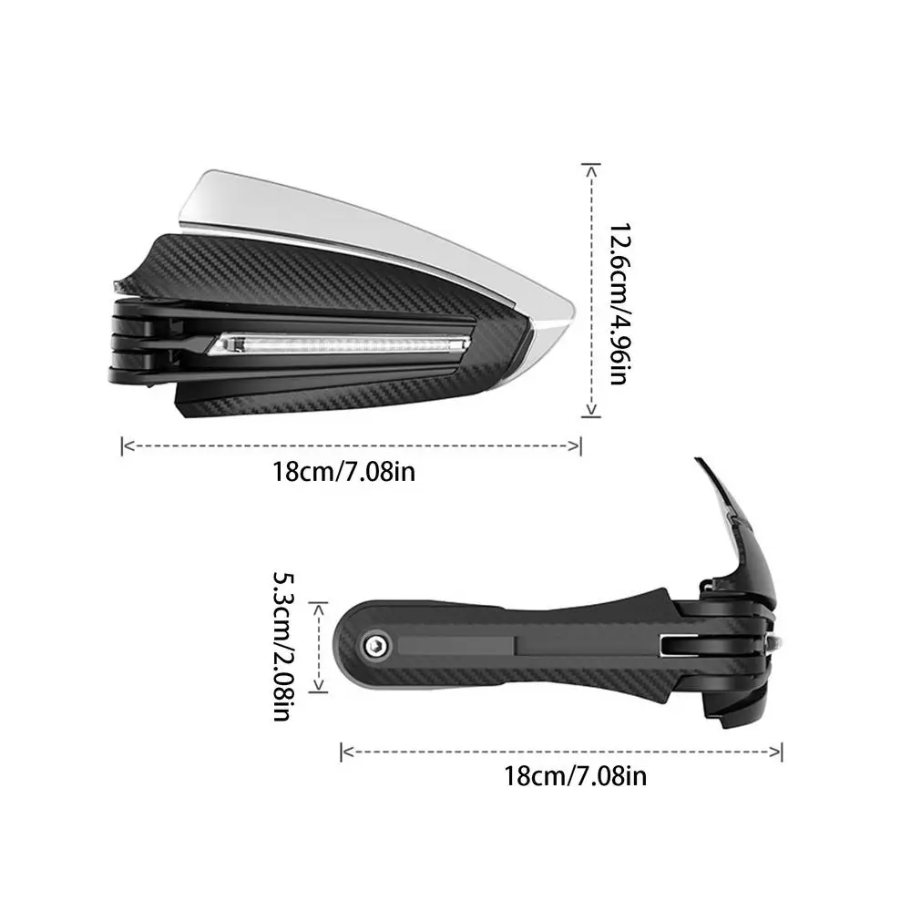 

Защита рук мотоцикла, модифицированный щиток ручки со светодиодными фонарями, указатель поворота, ударопрочная защита руля мотоцикла для бездорожья