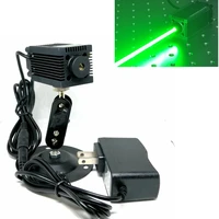 520nm 1000mw 1w focusable green laser dot diode module with 12v power supply locator holder
