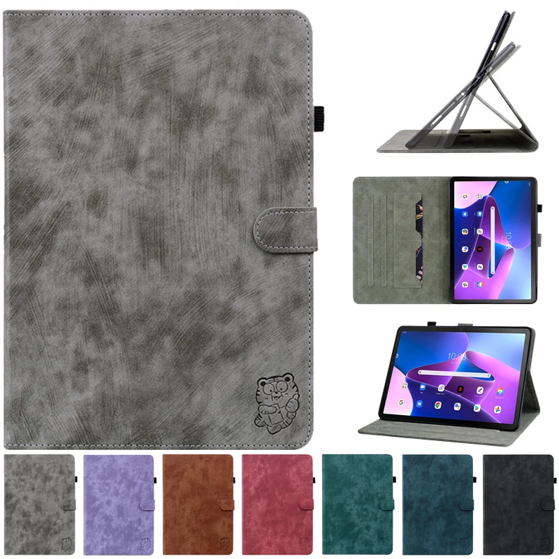 

Чехол для Lenovo Tab M10 Plus TB 125FU Xiaoxin Pad 2022, милый чехол с принтом Тигра для Lenovo Tab M10 Plus 3-го поколения