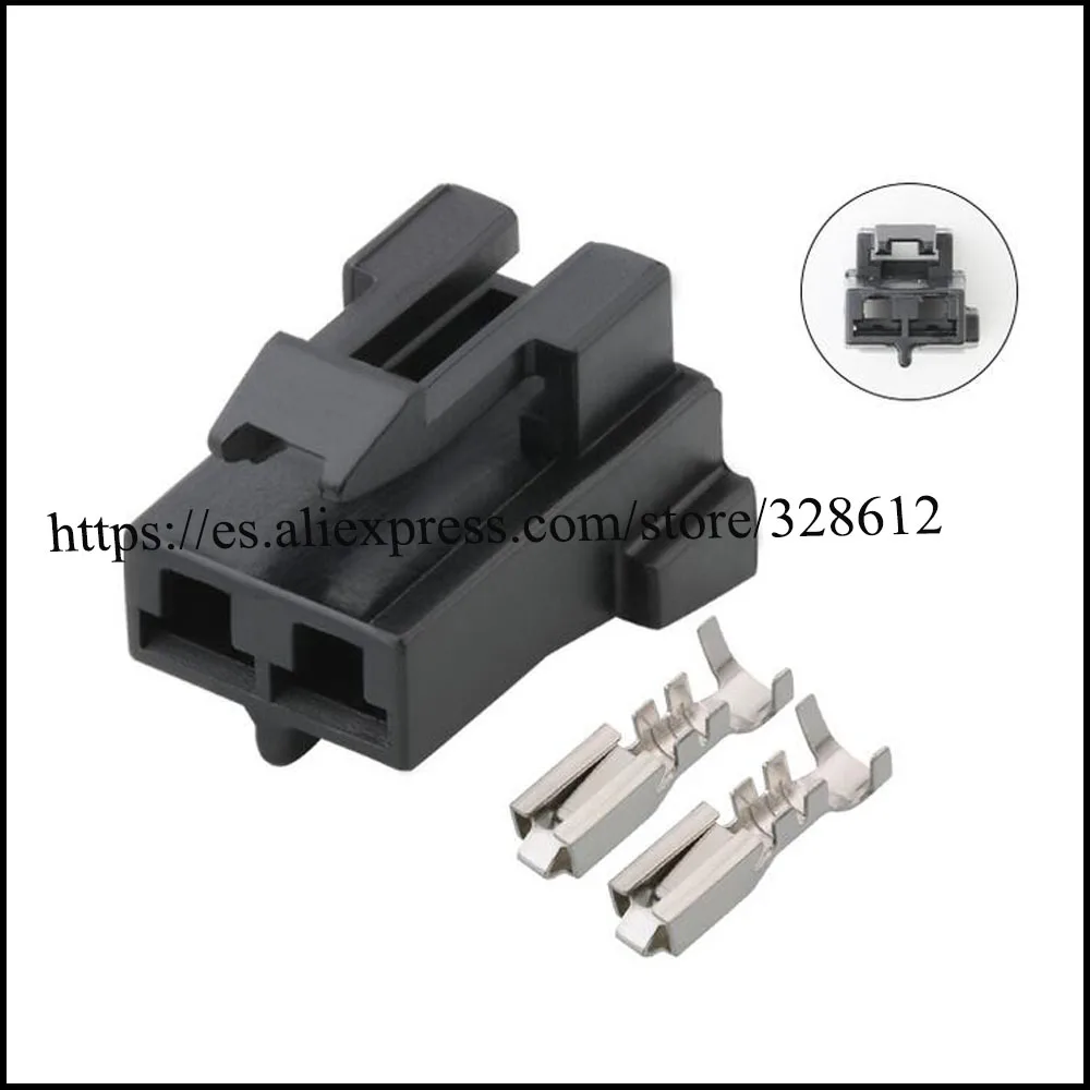 

100 Установите стандартный автомобильный водонепроницаемый разъем, 2 контакта, гнездовой штекер кабеля